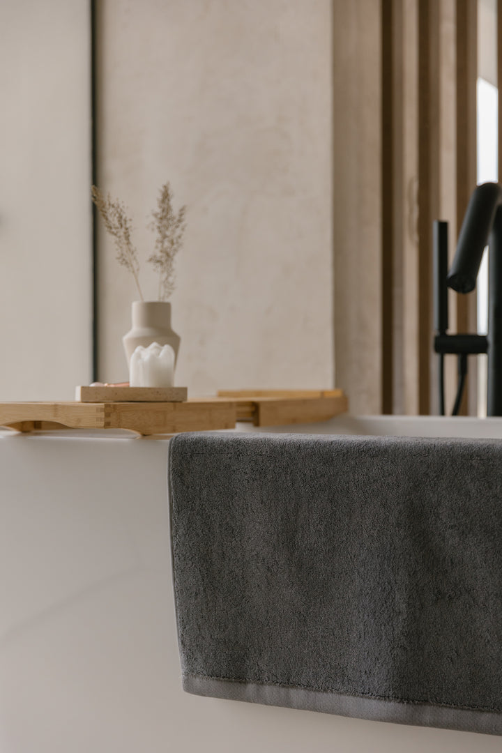 Conjunto de Toalhas de Bambu blanky