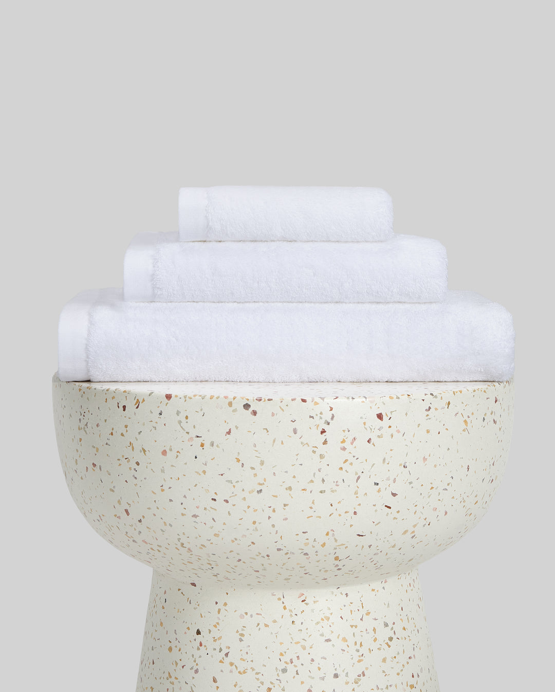 Conjunto de Toalhas de Bambu blanky