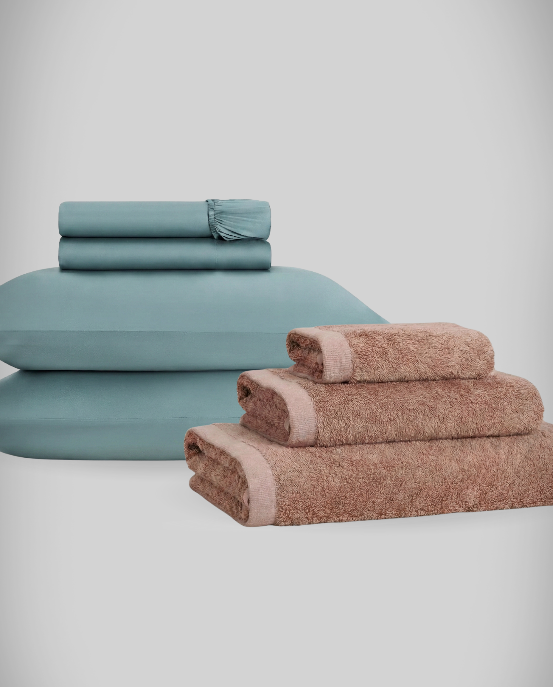 Lençóis ICE + Conjunto de Toalhas