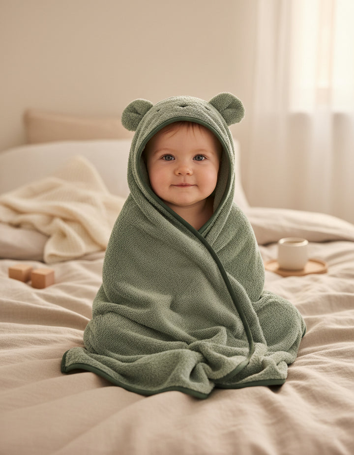 Toalha de bebé em bambu