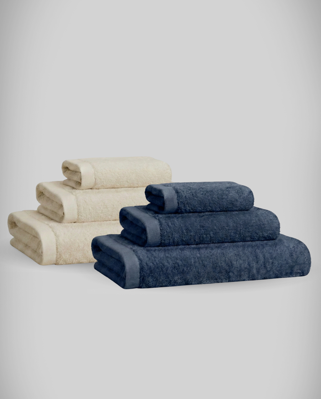 2-Pack  | Conjunto de Toalhas de Bambu blanky 
