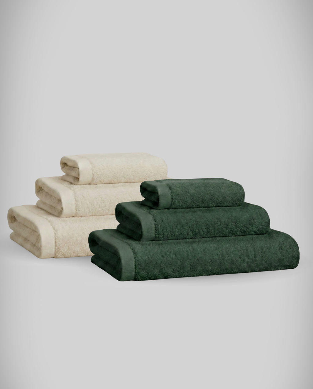 2-Pack  | Conjunto de Toalhas de Bambu blanky 