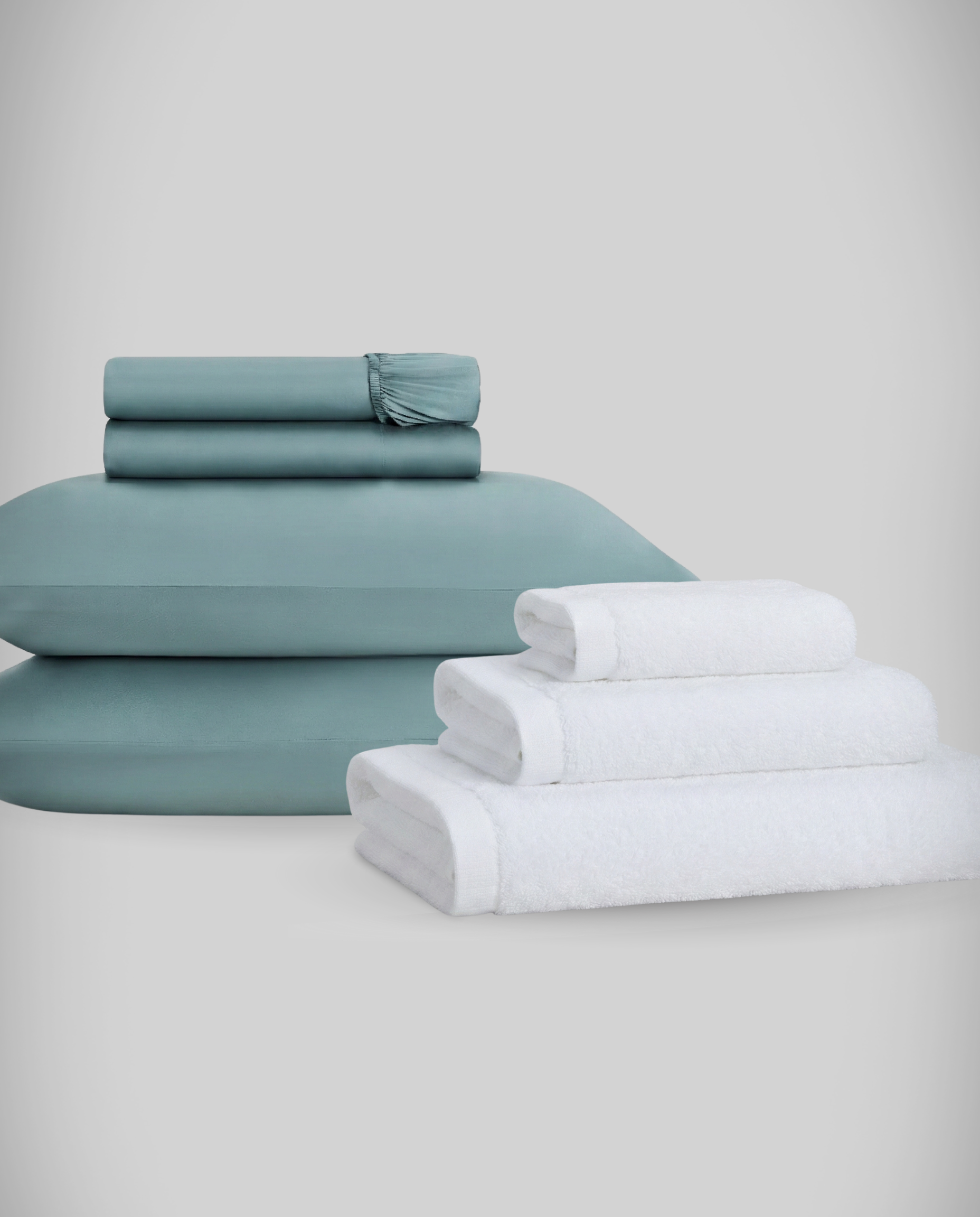 Lençóis ICE + Conjunto de Toalhas