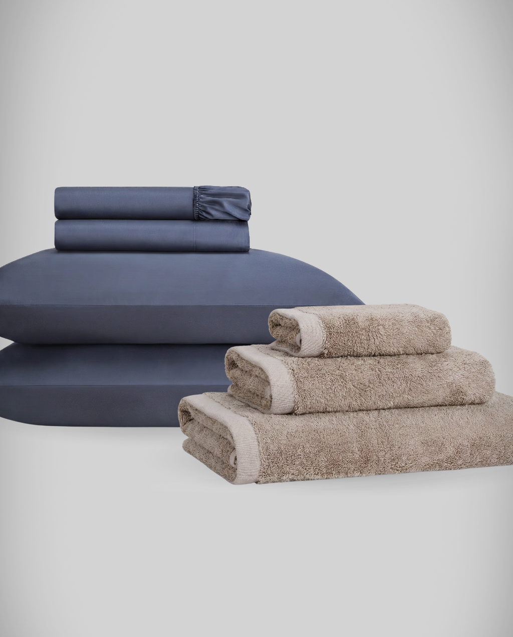 Lençóis ICE + Conjunto de Toalhas