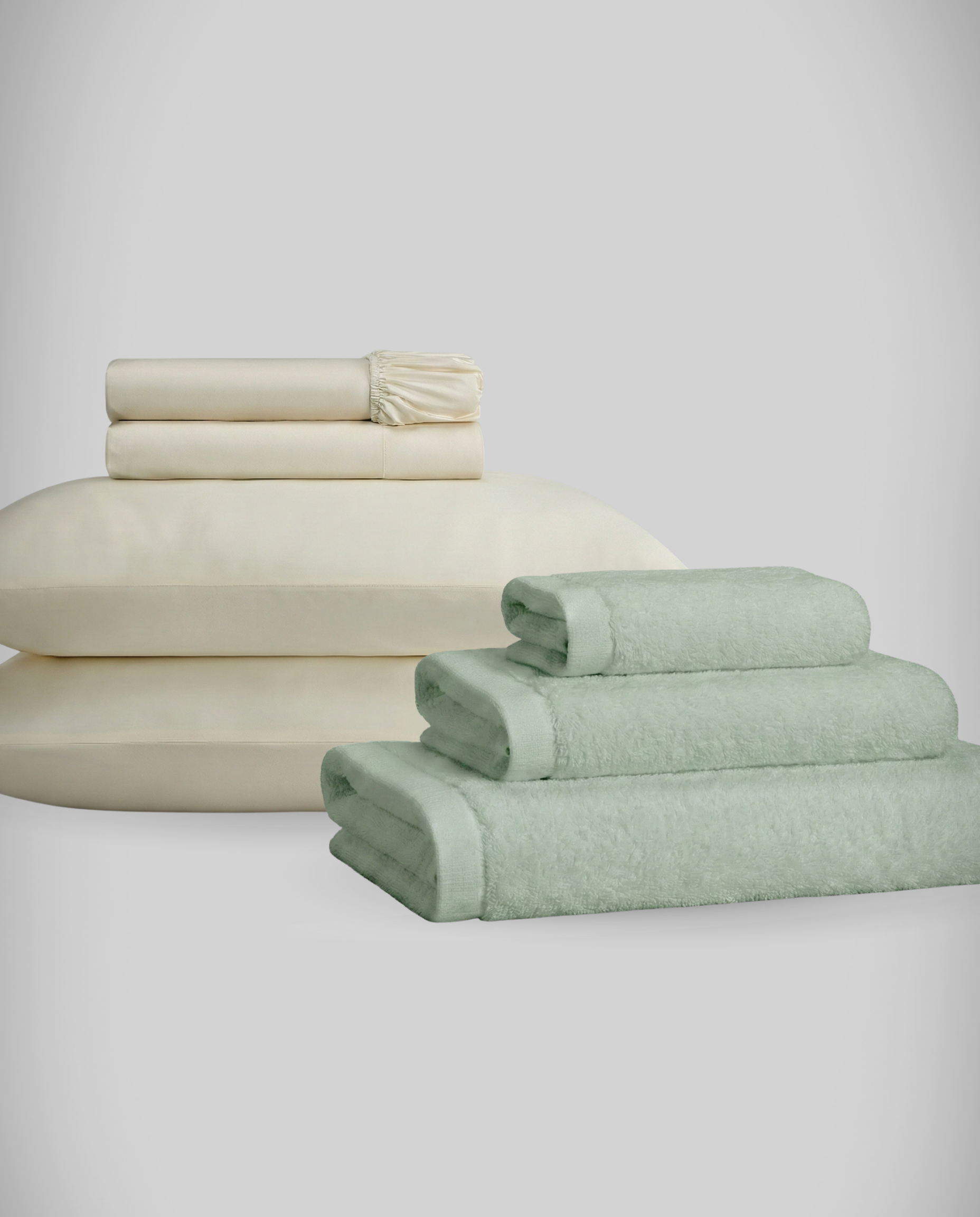 Lençóis ICE + Conjunto de Toalhas