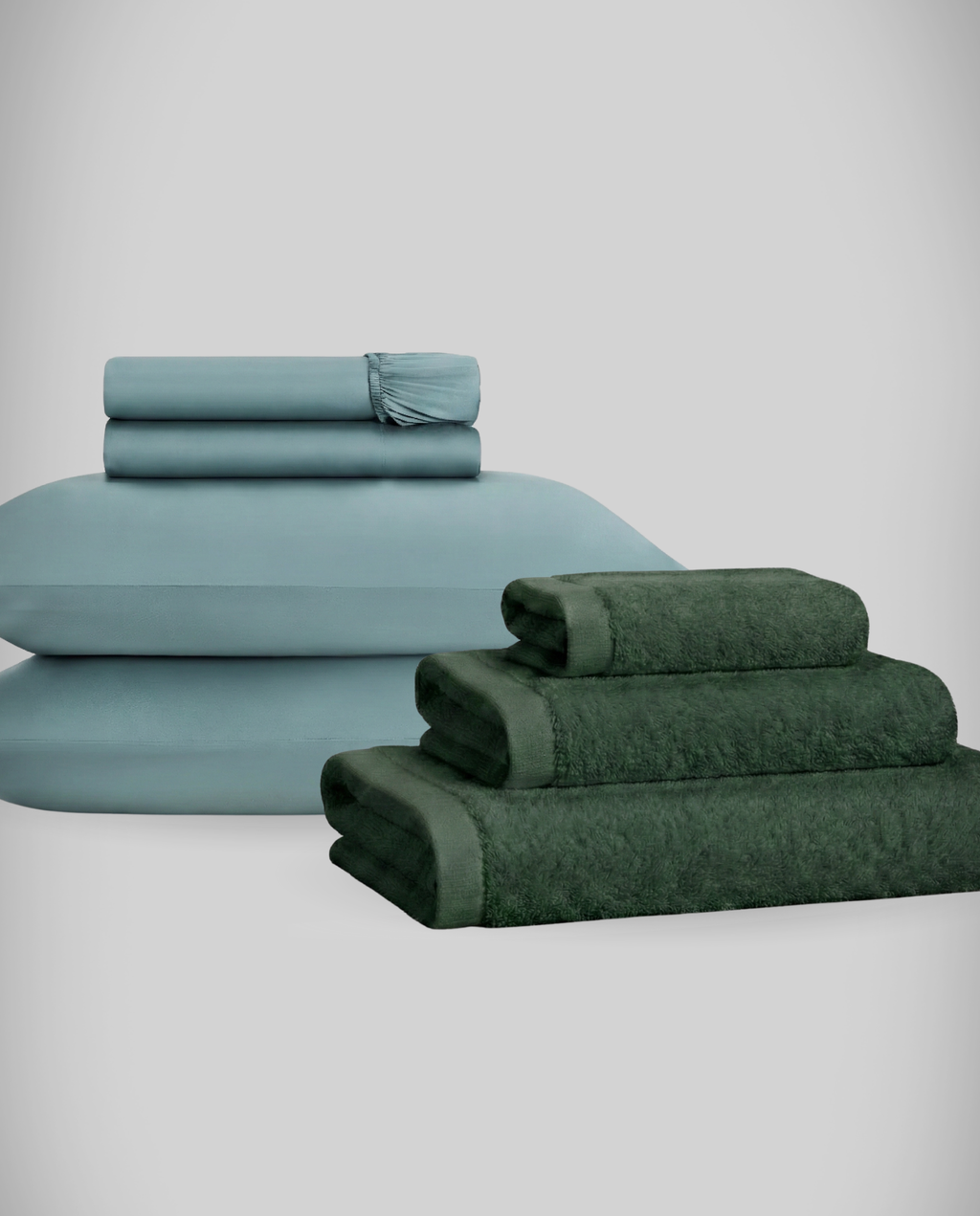 Lençóis ICE + Conjunto de Toalhas