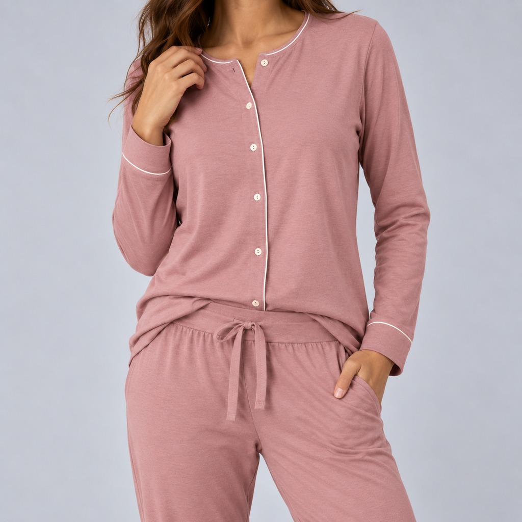 Pijama Comprido (Camisa) em Bambu