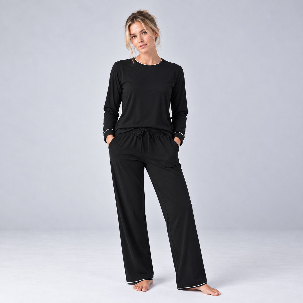 Pijama Comprido (Sweatshirt) em Bambu