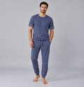 Pijama com T-shirt e Calças em Bambu