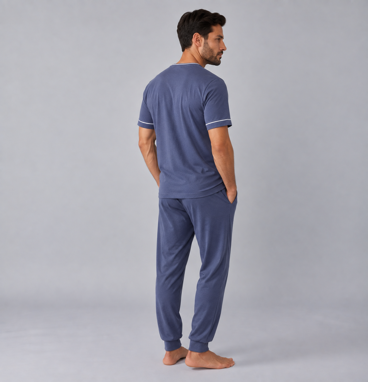Pijama com T-shirt e Calças em Bambu