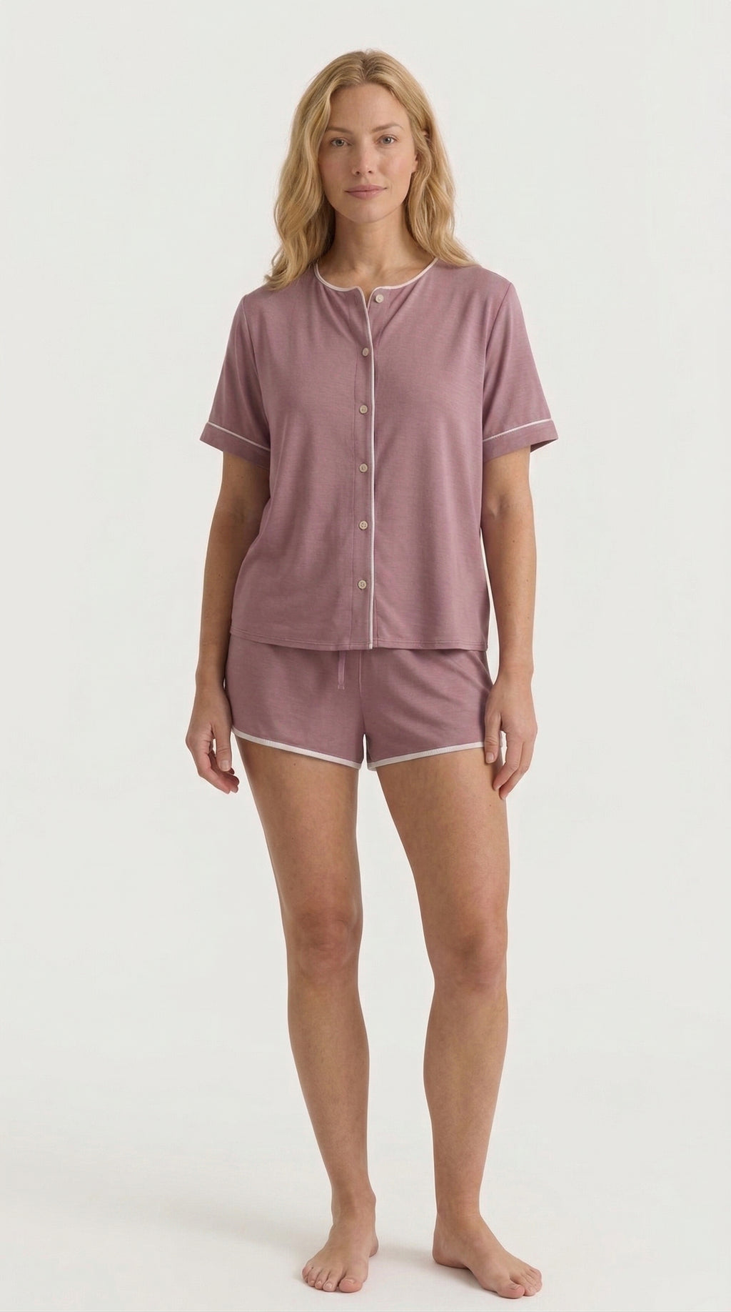 Camisa de Pijama em Bambu Elástico para Mulher