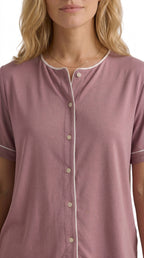 Camisa de Pijama em Bambu Elástico para Mulher