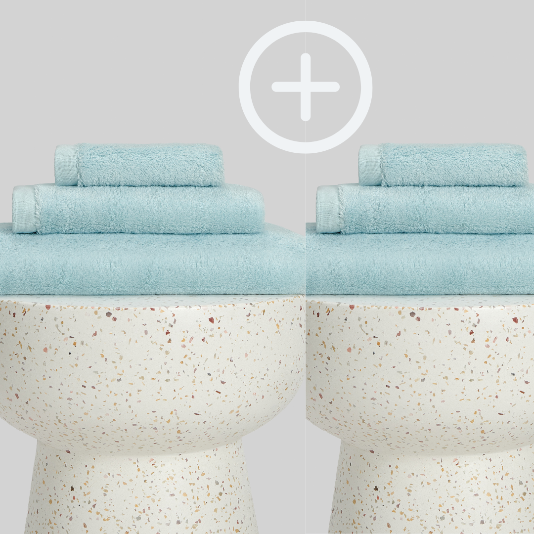 2-Pack  | Conjunto de Toalhas de Bambu blanky 