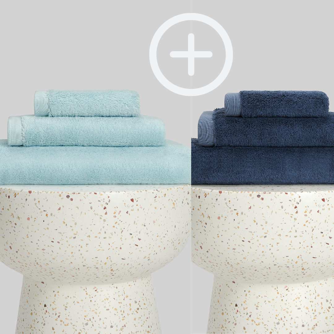 2-Pack  | Conjunto de Toalhas de Bambu blanky 