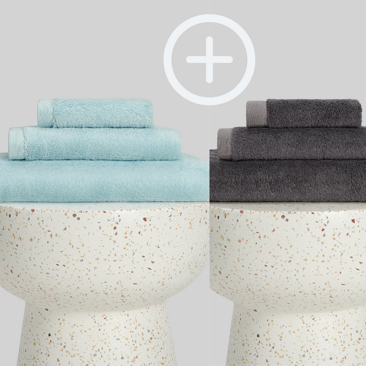2-Pack  | Conjunto de Toalhas de Bambu blanky 
