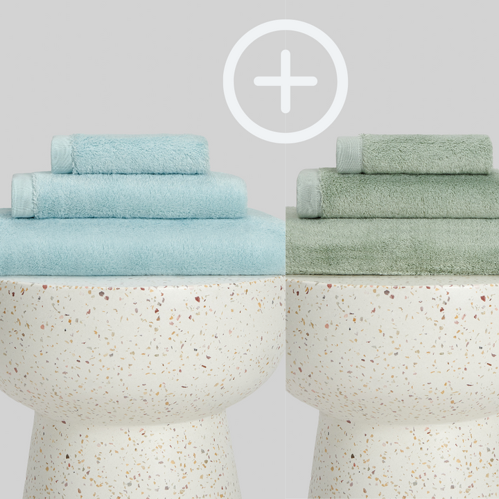 2-Pack  | Conjunto de Toalhas de Bambu blanky 