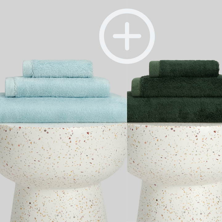 2-Pack  | Conjunto de Toalhas de Bambu blanky 
