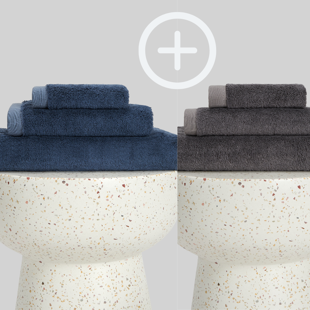 2-Pack  | Conjunto de Toalhas de Bambu blanky 