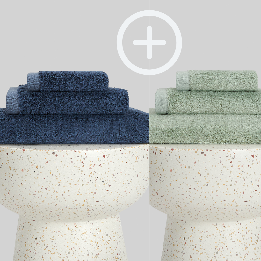 2-Pack  | Conjunto de Toalhas de Bambu blanky 