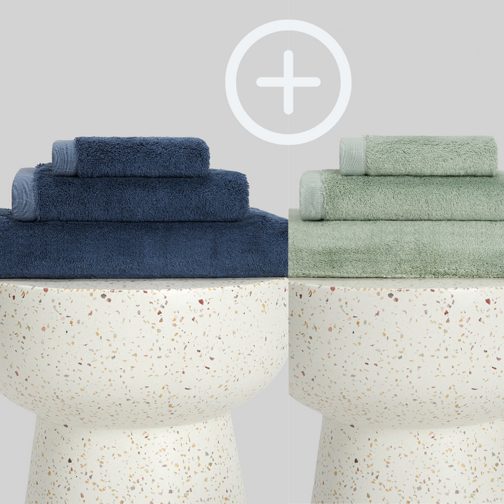 2-Pack  | Conjunto de Toalhas de Bambu blanky 