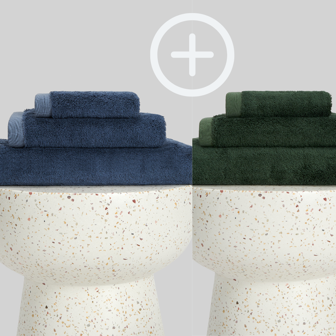 2-Pack  | Conjunto de Toalhas de Bambu blanky 