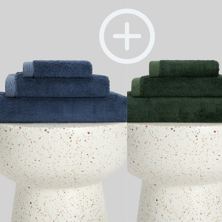 2-Pack  | Conjunto de Toalhas de Bambu blanky 