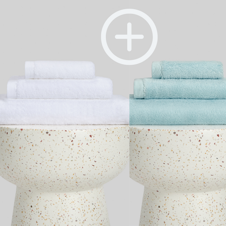 2-Pack  | Conjunto de Toalhas de Bambu blanky 