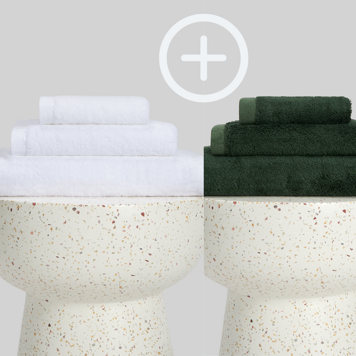 2-Pack  | Conjunto de Toalhas de Bambu blanky 