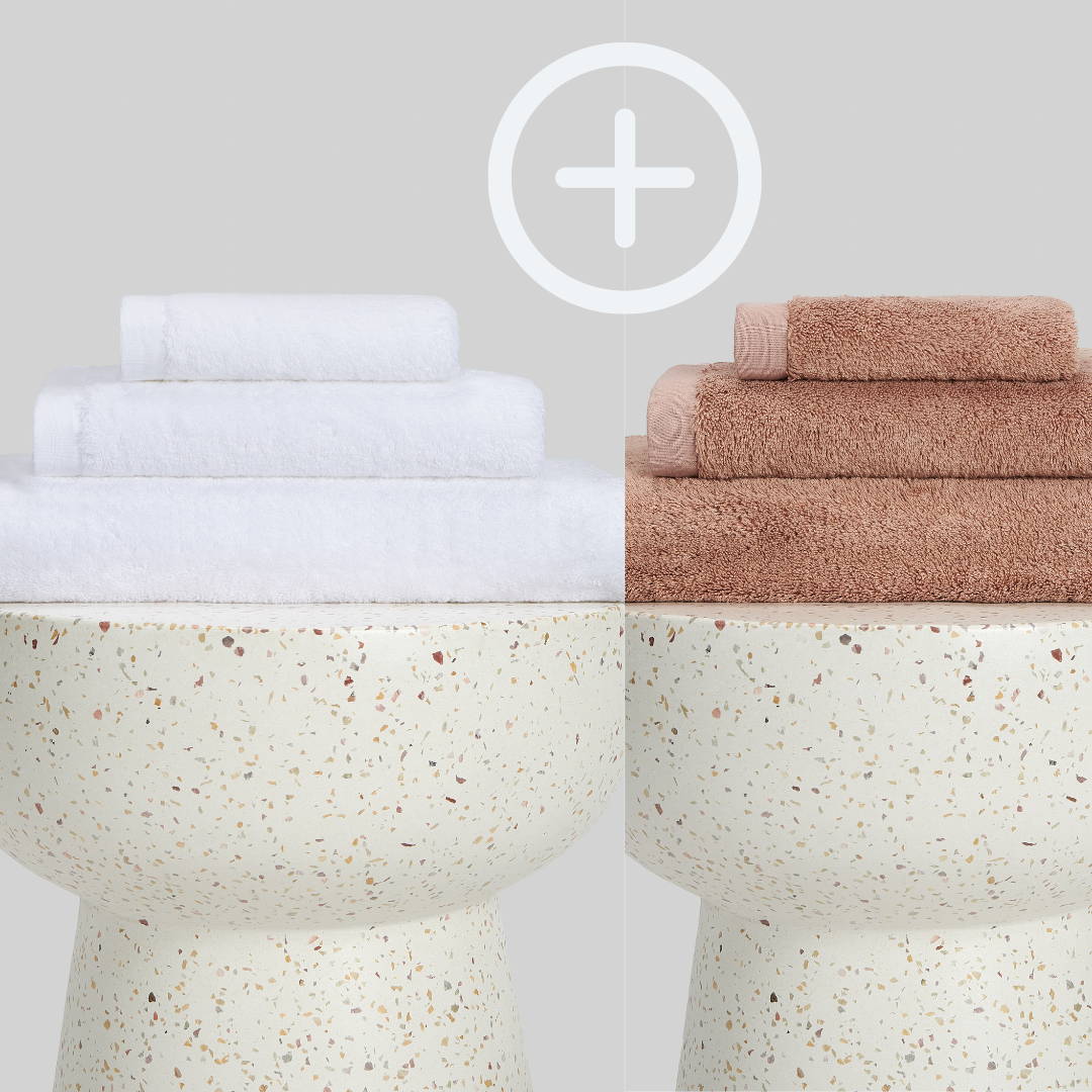 2-Pack  | Conjunto de Toalhas de Bambu blanky 