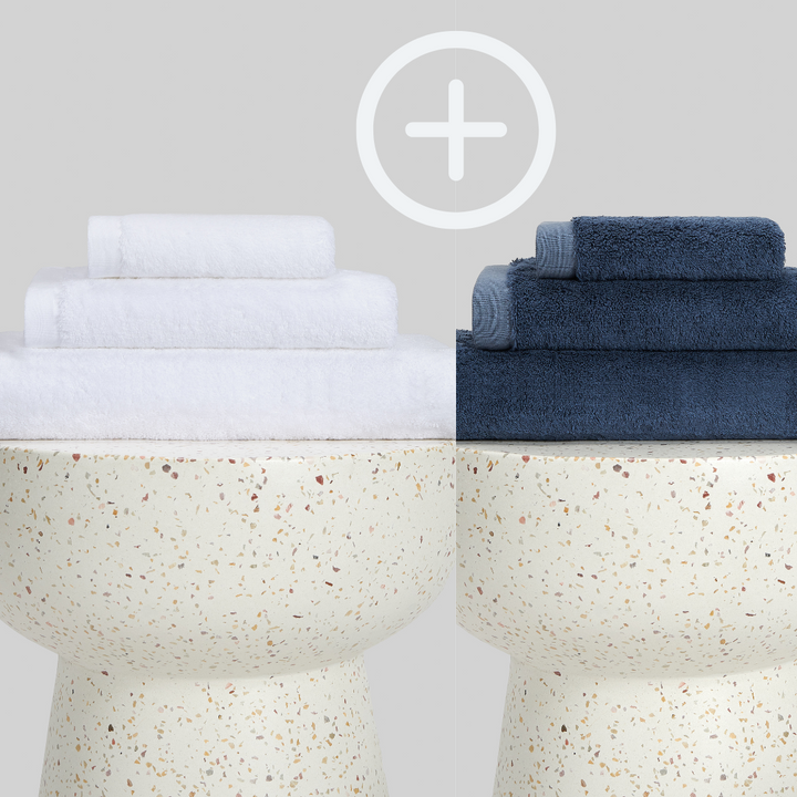 2-Pack  | Conjunto de Toalhas de Bambu blanky 