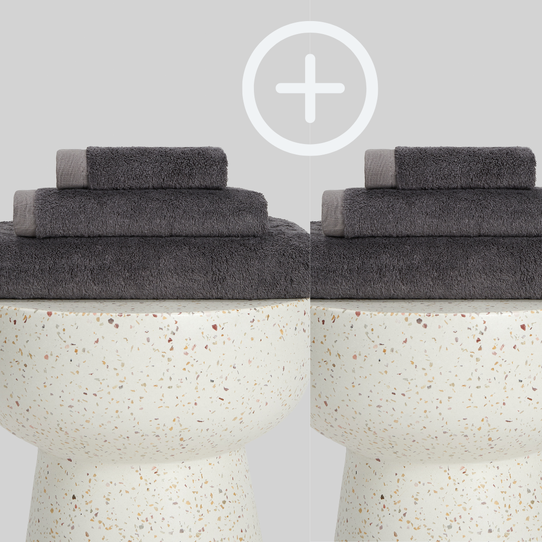 2-Pack  | Conjunto de Toalhas de Bambu blanky 