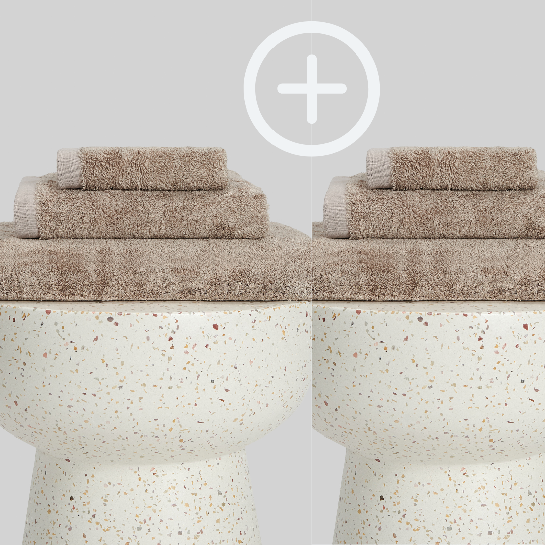 2-Pack  | Conjunto de Toalhas de Bambu blanky 