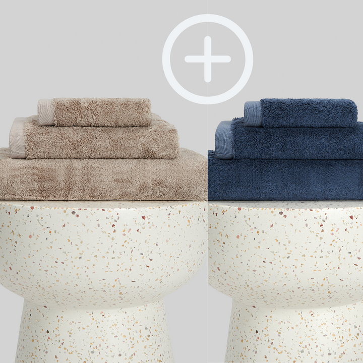 2-Pack  | Conjunto de Toalhas de Bambu blanky 