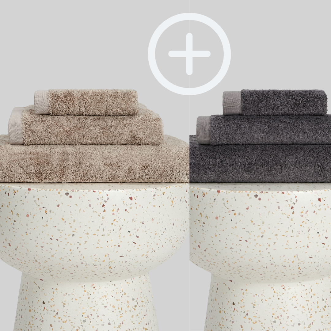 2-Pack  | Conjunto de Toalhas de Bambu blanky 