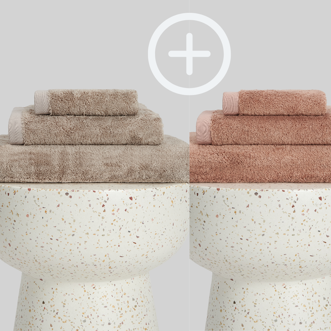 2-Pack  | Conjunto de Toalhas de Bambu blanky 