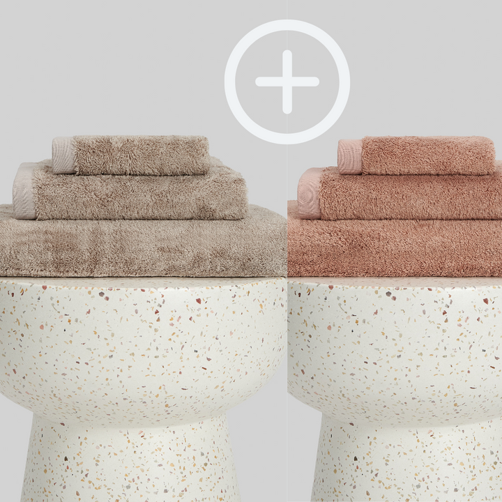 2-Pack  | Conjunto de Toalhas de Bambu blanky 
