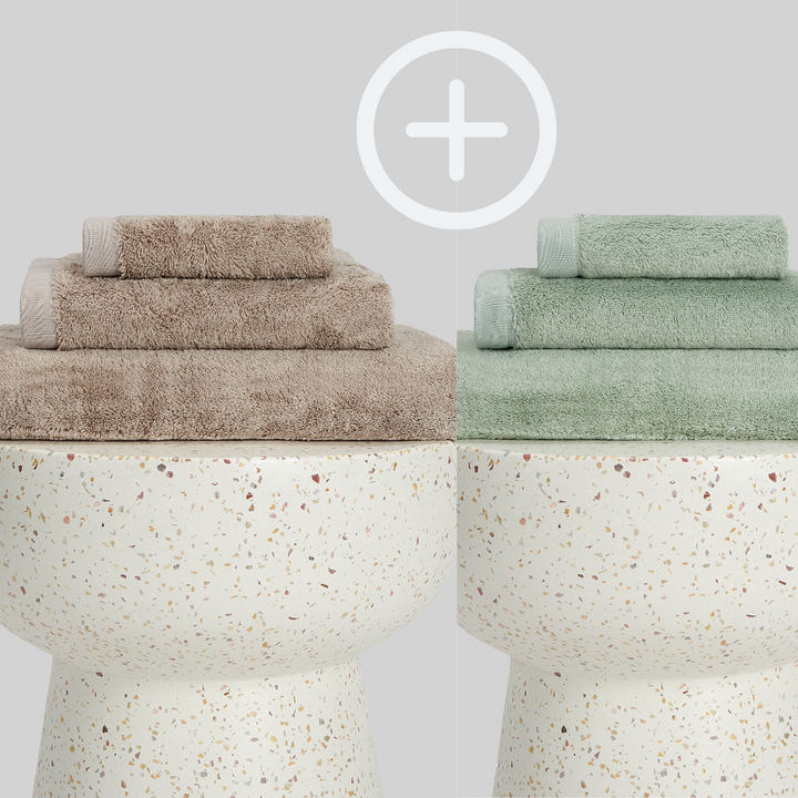 2-Pack  | Conjunto de Toalhas de Bambu blanky 