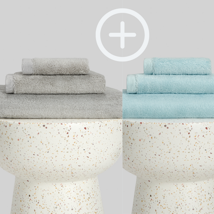 2-Pack  | Conjunto de Toalhas de Bambu blanky 