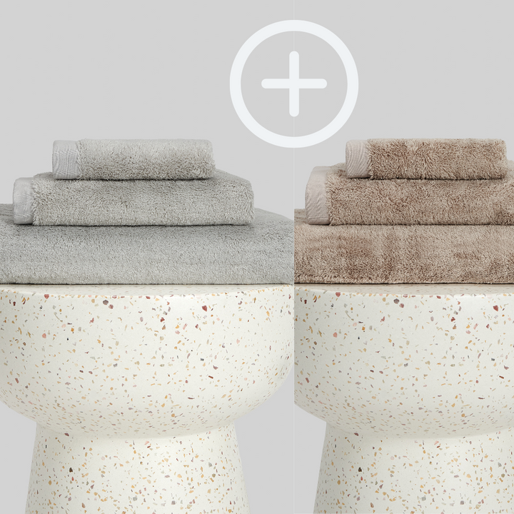 2-Pack  | Conjunto de Toalhas de Bambu blanky 