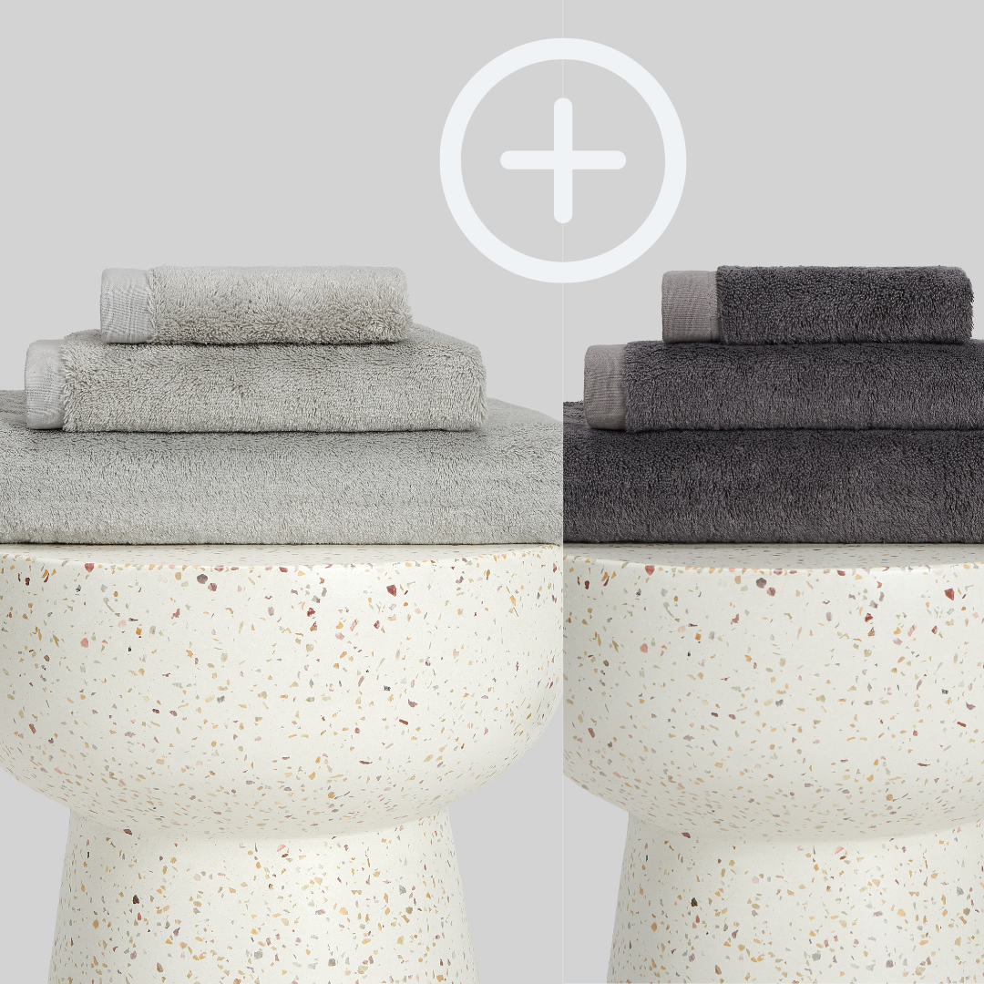 2-Pack  | Conjunto de Toalhas de Bambu blanky 