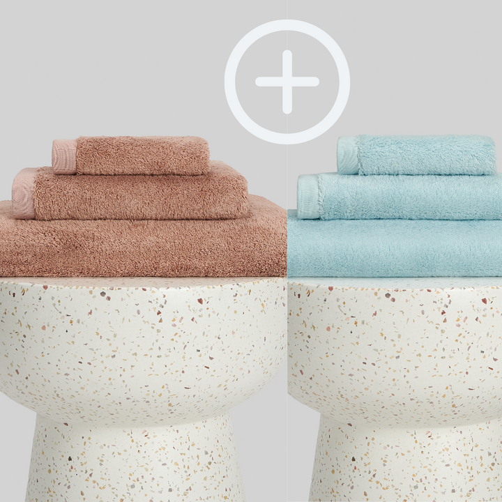 2-Pack  | Conjunto de Toalhas de Bambu blanky 