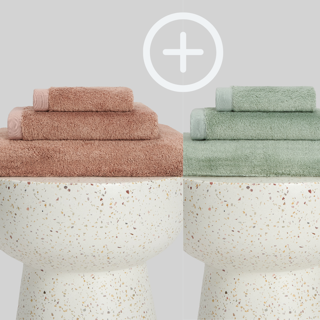 2-Pack  | Conjunto de Toalhas de Bambu blanky 