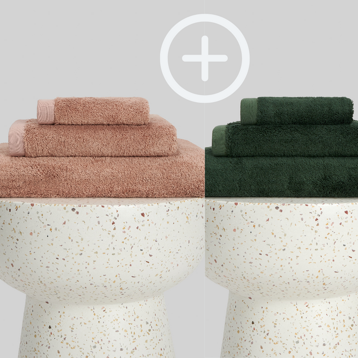 2-Pack  | Conjunto de Toalhas de Bambu blanky 