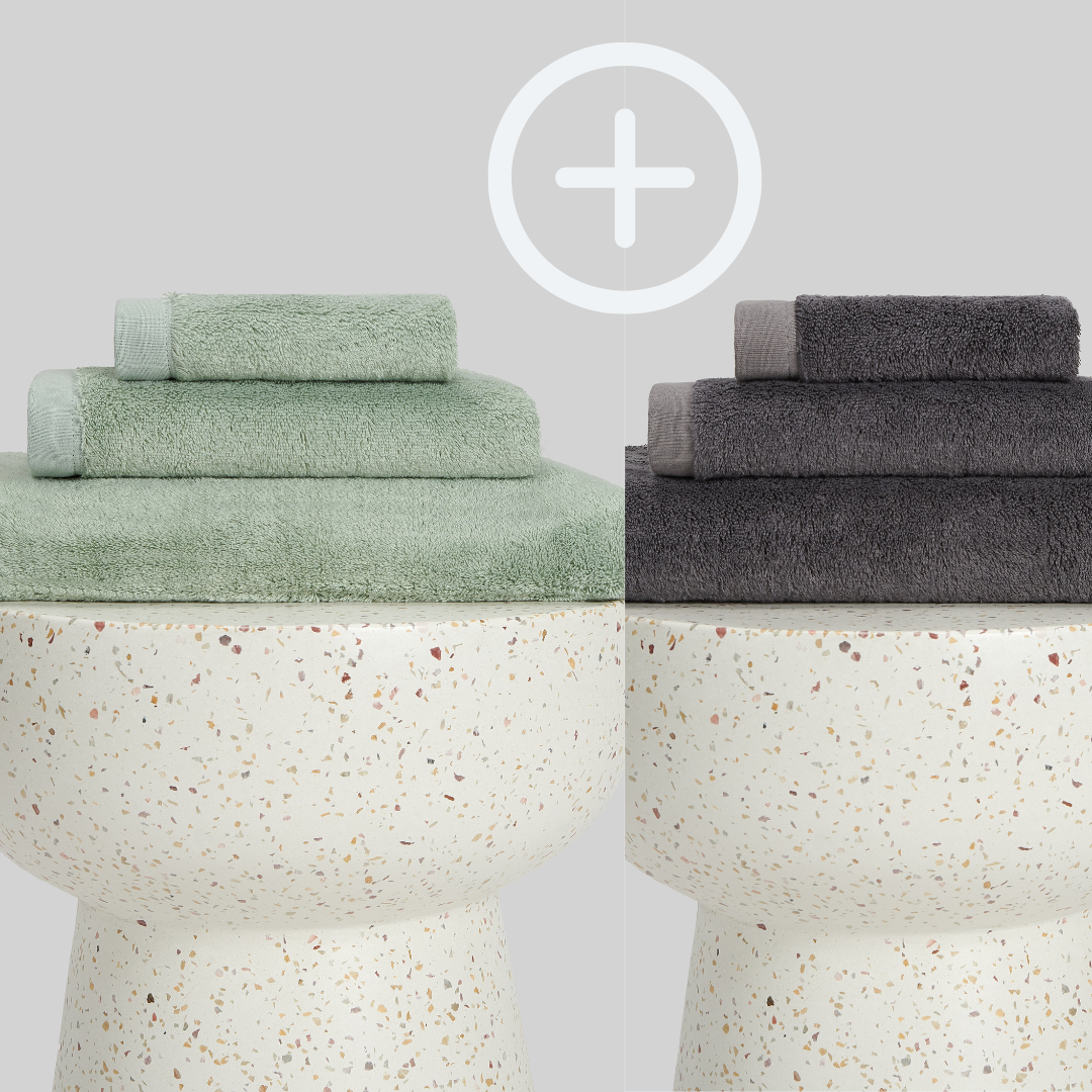 2-Pack  | Conjunto de Toalhas de Bambu blanky 