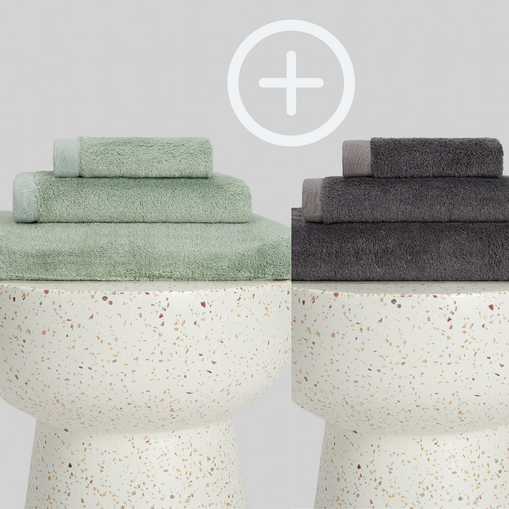 2-Pack  | Conjunto de Toalhas de Bambu blanky 