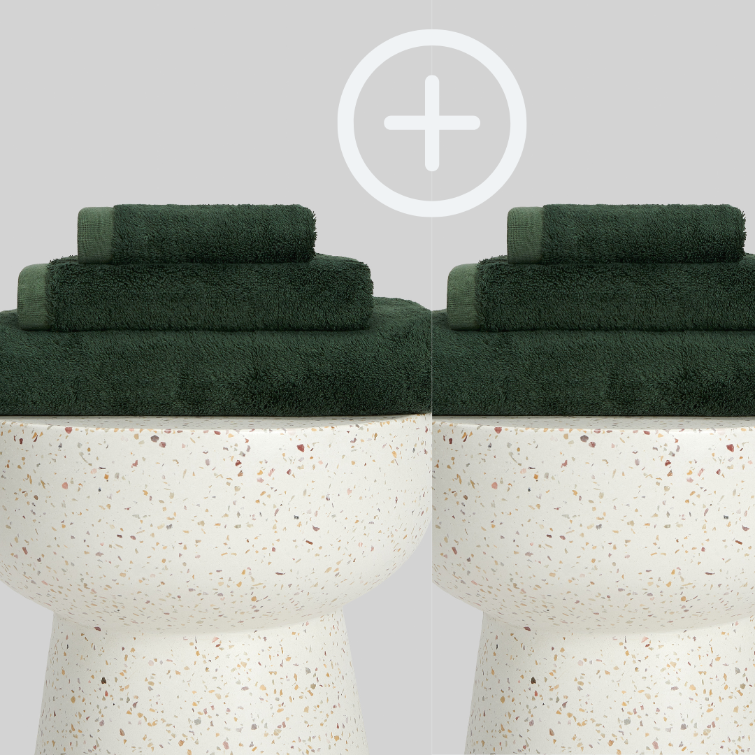 2-Pack  | Conjunto de Toalhas de Bambu blanky 