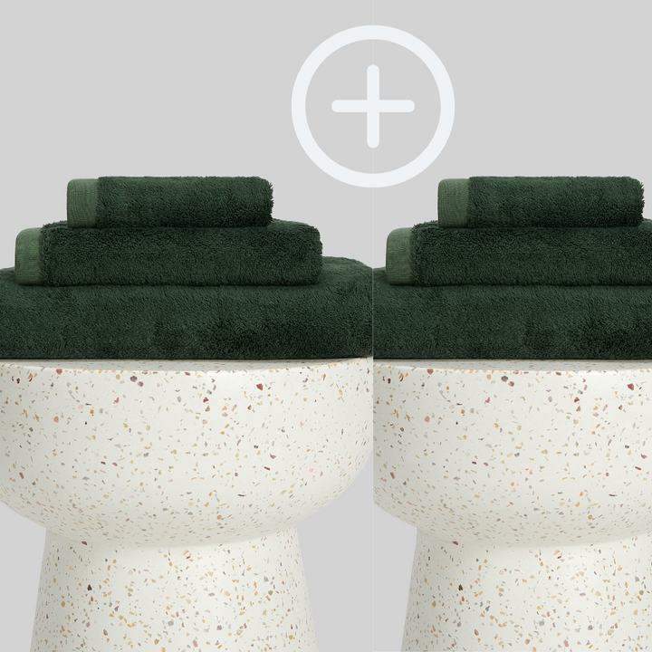 2-Pack  | Conjunto de Toalhas de Bambu blanky 