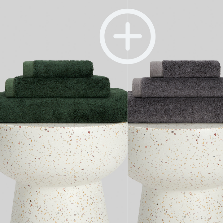 2-Pack  | Conjunto de Toalhas de Bambu blanky 