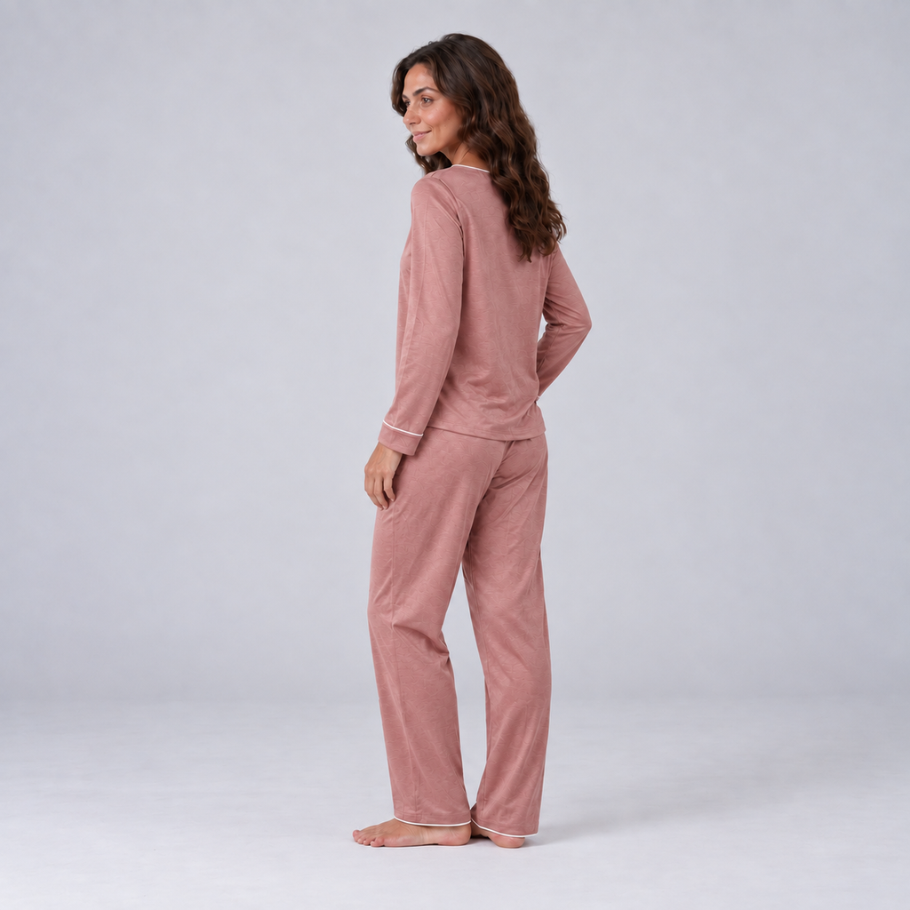 Pijama Comprido (Camisa) em Bambu