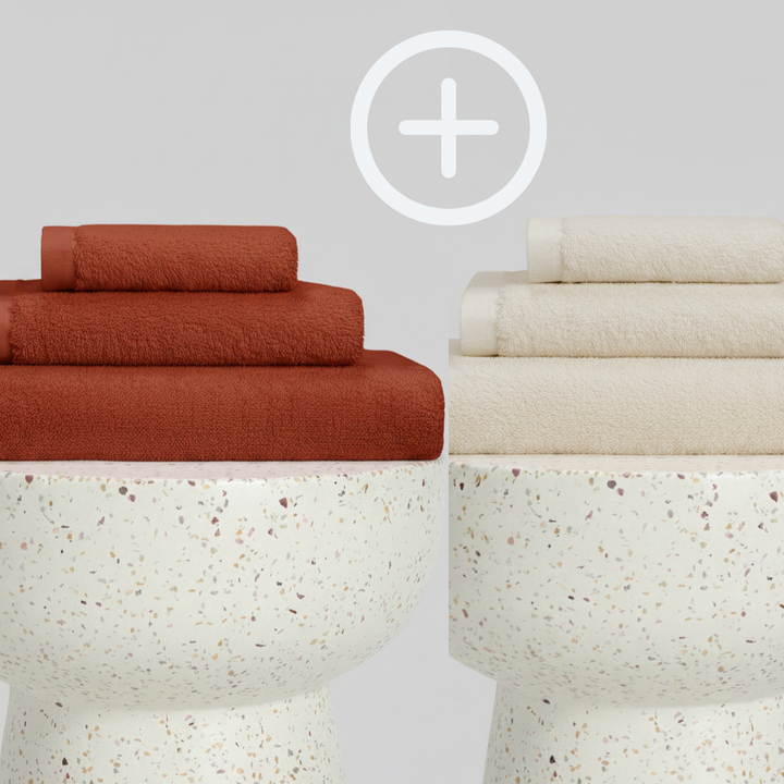 2-Pack  | Conjunto de Toalhas de Bambu blanky 